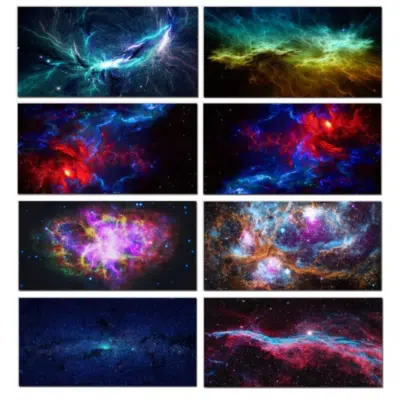 Canvas Art Outer Space View Nebula Shining Stars Cloud of Gas