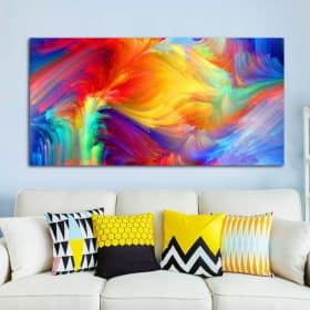 RELIABLI ART Abstract Painting Colorful Clouds Poster Wall Art Posters Room Decoration Picture For Home Canvas Pictures No Frame