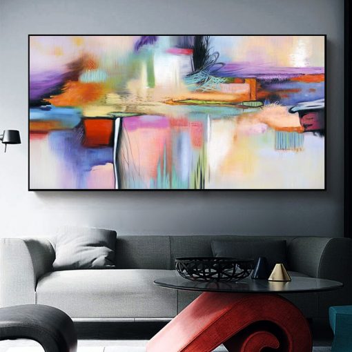 AAVV Wall Art Canvas Print Wall Painting Abstract Painting Wall Picture For Living Room Home Decor No Frame