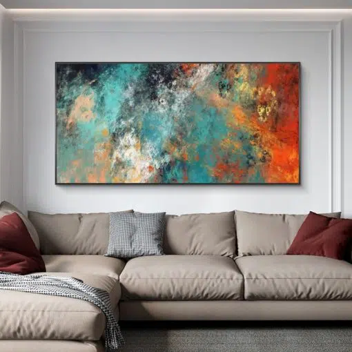 Canvas Art Painting Abstract Clouds Graffiti Modern Wall Art Painting Print on Canvas