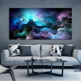 RELIABLI ART Abstract Painting Colorful Clouds Poster Wall Art Posters Room Decoration Picture For Home Canvas Pictures No Frame