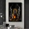 Buddhist God Modern Wall Art Canvas - Print on Canvas