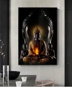 Buddhist God Modern Wall Art Canvas - Print on Canvas