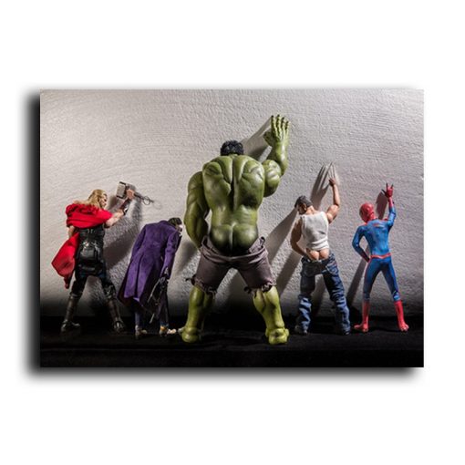 Funny Superheros Posters and Prints Comics Movie Quadro Canvas Painting Cuadros Wall Art Picture for Living Room Home Decoration