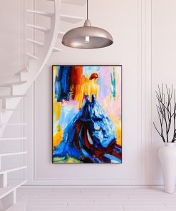 Oil Painting Print Dancing Girl Picture Decorative Painting Art Posters and Prints On Canvas Wall Art For Home Decoration