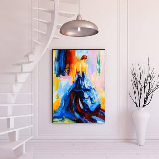 Oil Painting Print Dancing Girl Picture Decorative Painting Art Posters and Prints On Canvas Wall Art For Home Decoration