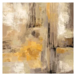 HD Yellow Gray Abstract Painting