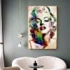 Abstract Canvas Art Famous Star Marilyn Monroe - Print on Canvas