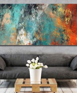Large Size Wall Pictures For Living Room Home Decor Abstract Clouds Colorful Canvas Painting Art Home Decor No Frame