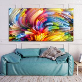 RELIABLI ART Abstract Painting Colorful Clouds Poster Wall Art Posters Room Decoration Picture For Home Canvas Pictures No Frame