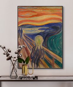 Art Famous Abstract Oil Painting Edvard Munch Scream Shout Prints on Canvas