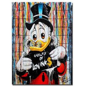 Art Abstract Painting Banksy Graffiti Prints on Canvas, , Home Decor