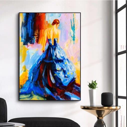 Oil Painting Print Dancing Girl Picture Decorative Painting Art Posters and Prints On Canvas Wall Art For Home Decoration