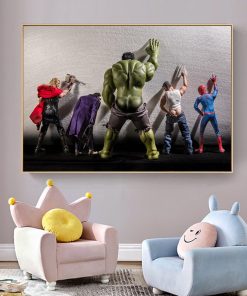 Funny Superheros Posters and Prints Comics Movie Quadro Canvas Painting Cuadros Wall Art Picture for Living Room Home Decoration
