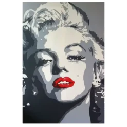 Marilyn Monroe Red Lips