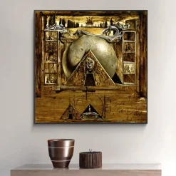 Project for Romeo and Juliet by Salvador Dalí Printed on Canvas