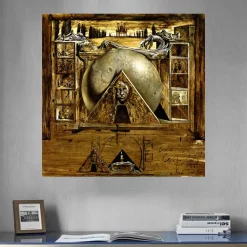 Project for Romeo and Juliet by Salvador Dalí Printed on Canvas