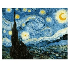 The Starry Night by Vincent Van Gogh 1889
