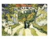 Village Street and Steps in Auvers with Figures by Vincent van Gogh