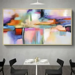 Wall Art Abstract Painting Print on Canvas