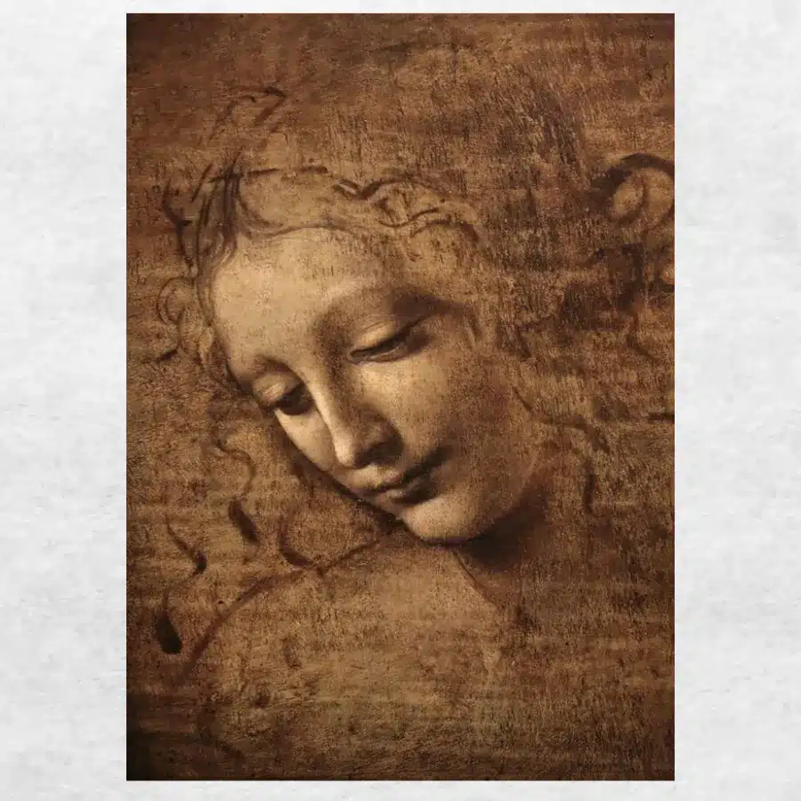 Woman’s Head Painting by Leonardo da Vinci