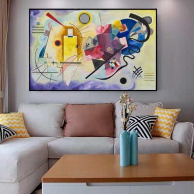 Yellow Red Blue Painted 1925 by Wassily Kandinsky