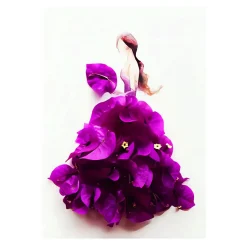 Girls in Beautiful 3D Flower Dress