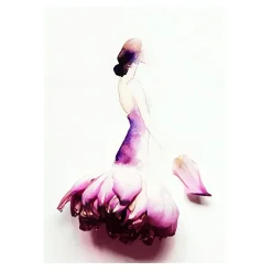 Girls in Beautiful 3D Flower Dress