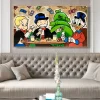 ALEC Monopoly Graffiti Art Painting Printed on Canvas