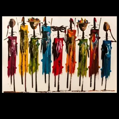 Abstract Art African Women