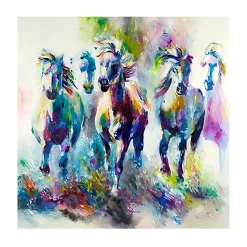 Abstract Art Colorful Horse