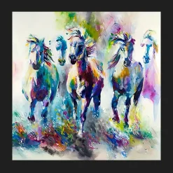 Abstract Art Colorful Horse