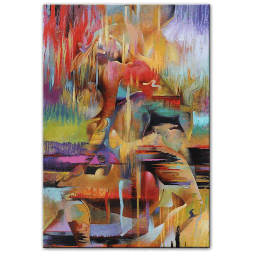 Abstract Couple Painting