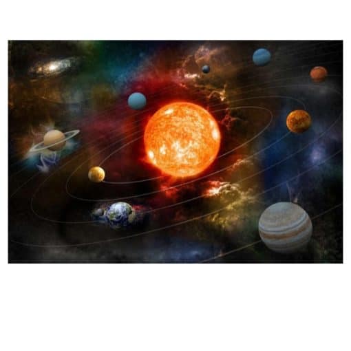 Our Solar System 3D Artwork Wall Art Print on Canvas - Image 6