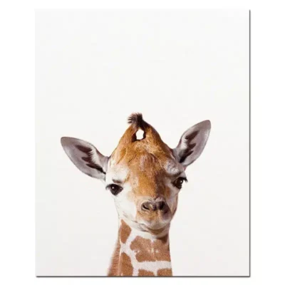 Baby Animal Wall Art Pictures for Kids Bedroom Decoration Printed on Canvas - Image 2