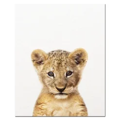 Baby Animal Wall Art Pictures for Kids Bedroom Decoration Printed on Canvas - Image 3