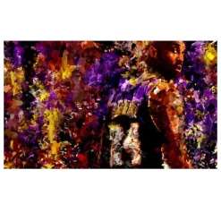 Basketball Star Painting of Kobe Bryant Modern Wall Art Printed On Canvas
