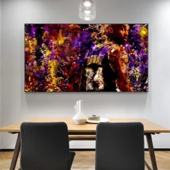 Basketball Star Painting of Kobe Bryant Modern Wall Art