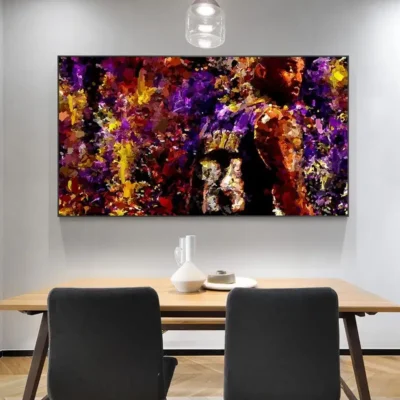 Basketball Star Painting of Kobe Bryant Modern Wall Art