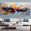 Beautiful Modern Wall Art Abstract Oil Painting Printed on Canvas