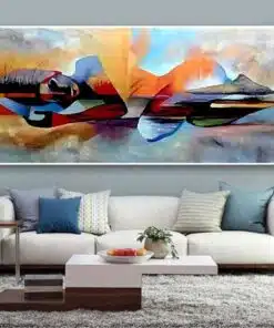 Beautiful Modern Wall Art Abstract Oil Painting Printed on Canvas