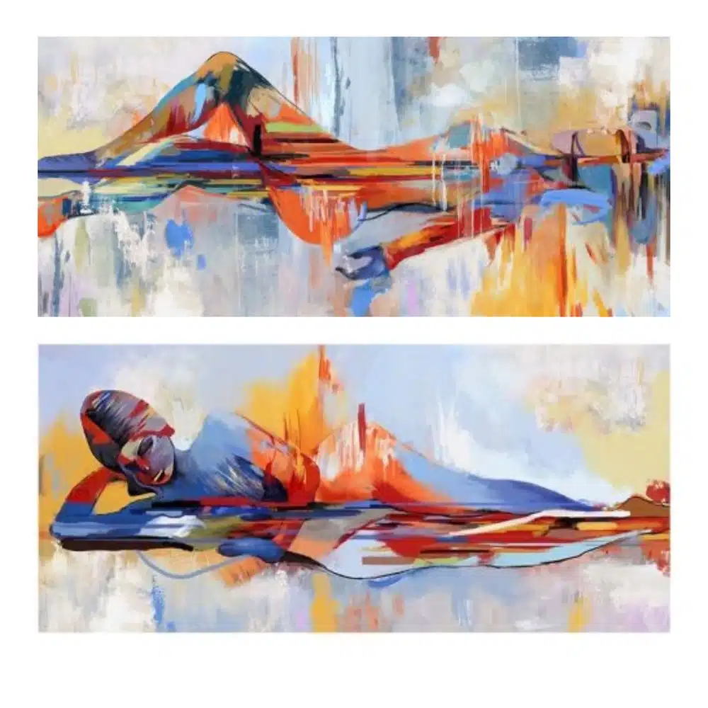 Without Frame Smooth Modern Art Painting, Size: 2x2.5 at Rs 6999 in Delhi