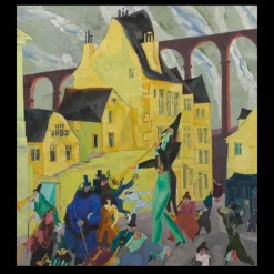 Carnival in Arcueil by Lyonel Feininger 1911