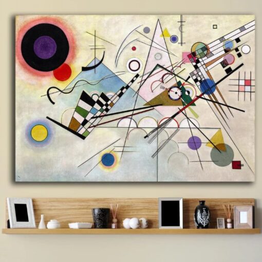 Composition 8 Abstract Painting by Wassily Kandinsky