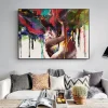 Couple Of Lovers Abstract Painting Printed on Canvas