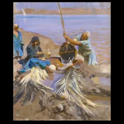 Egyptians Raising Water from the Nile by John Singer Sargent 1890