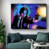 Famous Actor Keanu Reeves Canvas Painting