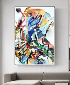 Wassily Kandinsky Abstract Art Painting Printed on Canvas