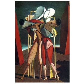 Hector and Andromache by Giorgio De Chirico - Printed on Canvas