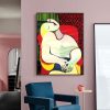The Dream by Pablo Picasso Famous Oil Painting Printed On Canvas